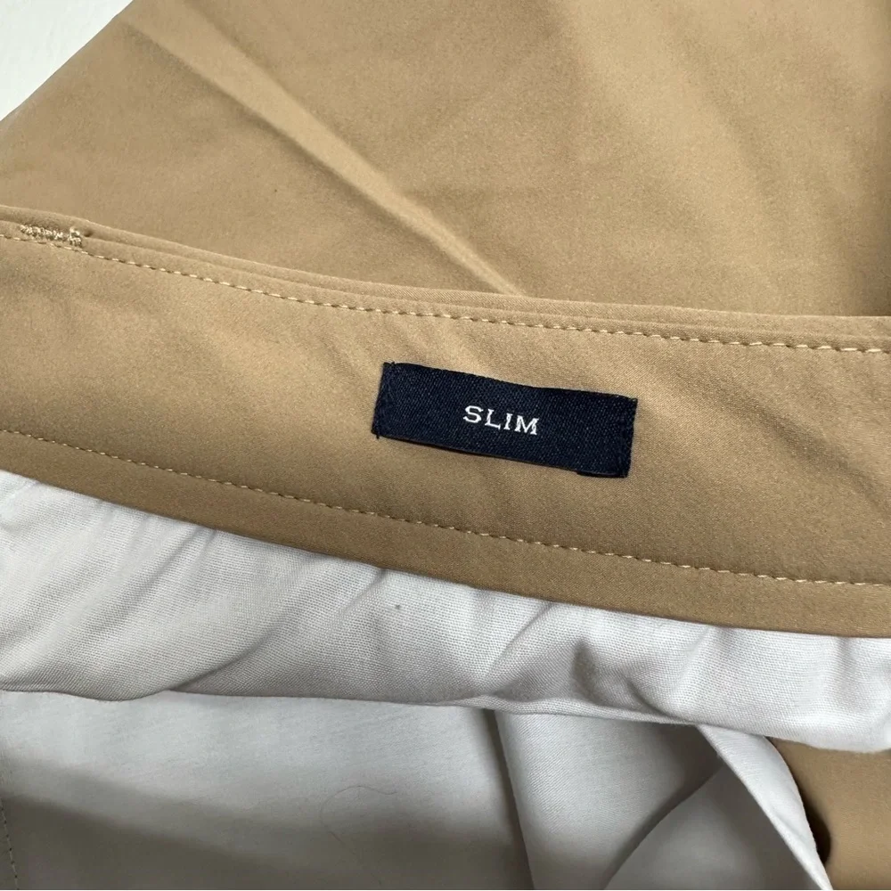 J. Crew factory Men's Khaki Chinos slim fit tech size 34X34 NWT